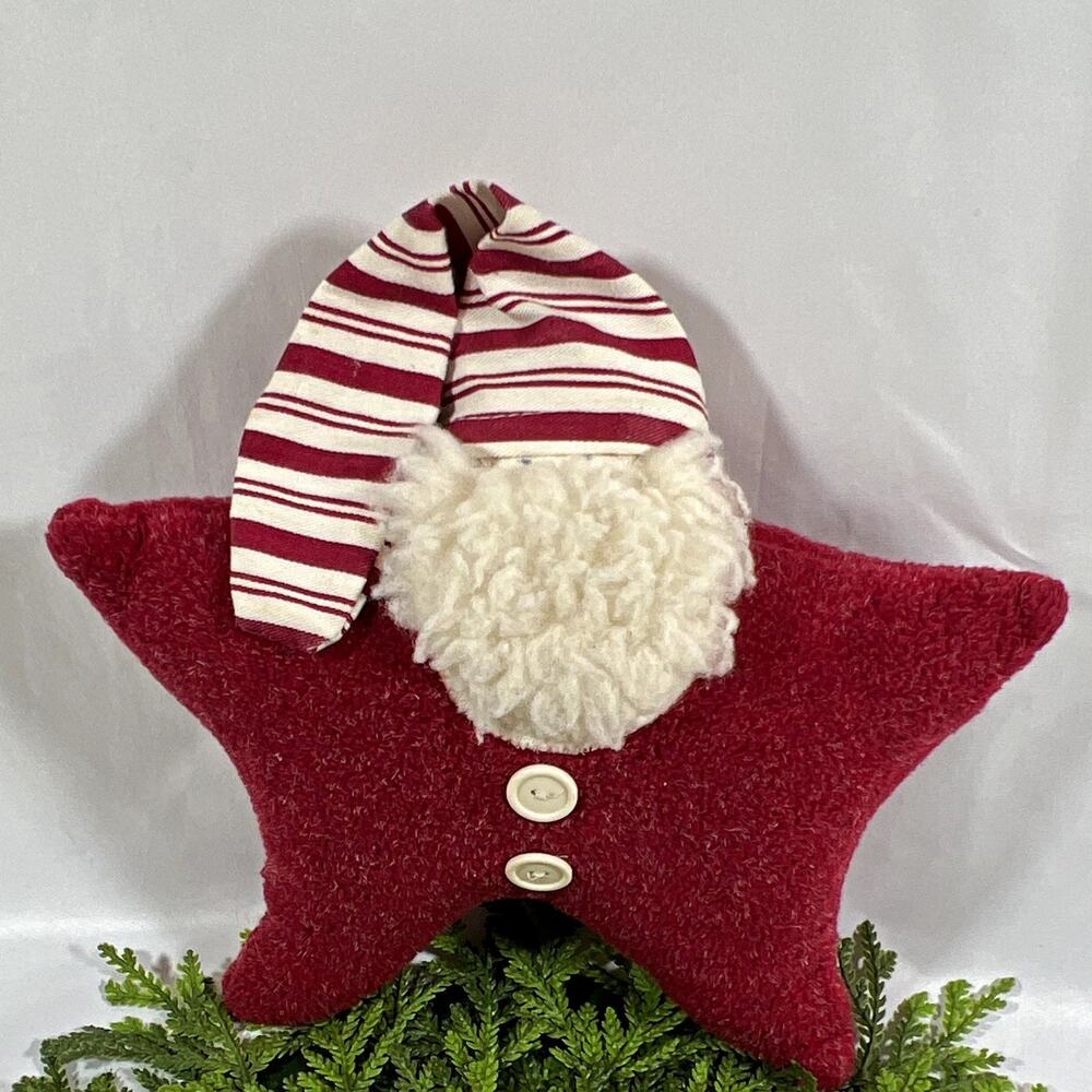 Woof & Poof Star Pillow Hanging Musical “Santa Claus is Coming to Town” 1999